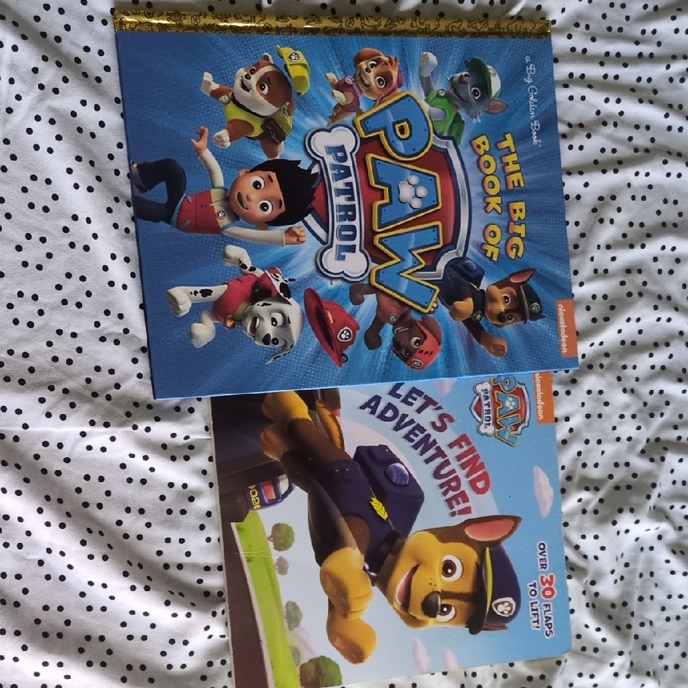 Paw Patrol Adventure Book Set - Blue and Gold